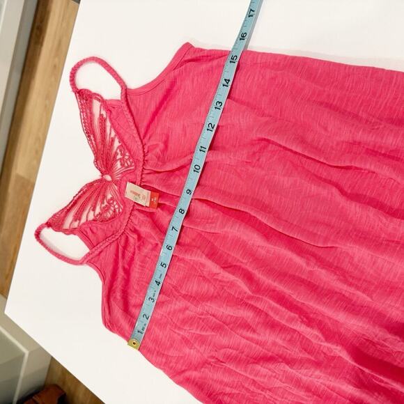 Y2K Pink Satin Butterfly Tank Top – Size M | Embroidered Sequined Camisole - Picture 12 of 12